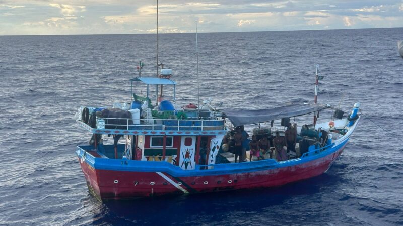 Foreign fishing vessel involved in IUU fishing intercepted