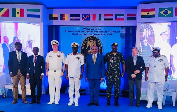 The Secretary General, Maritime Organization Of West And Central Africa (Mowca) Participation at the 5th International Maritime Conference/ Regional Maritime Exercise (Imcremex) 2024 at Admirality Conference Centre, Naval Dockyard Limited, Victorial Island Lagos, Nigeria on May 30-31, 2024