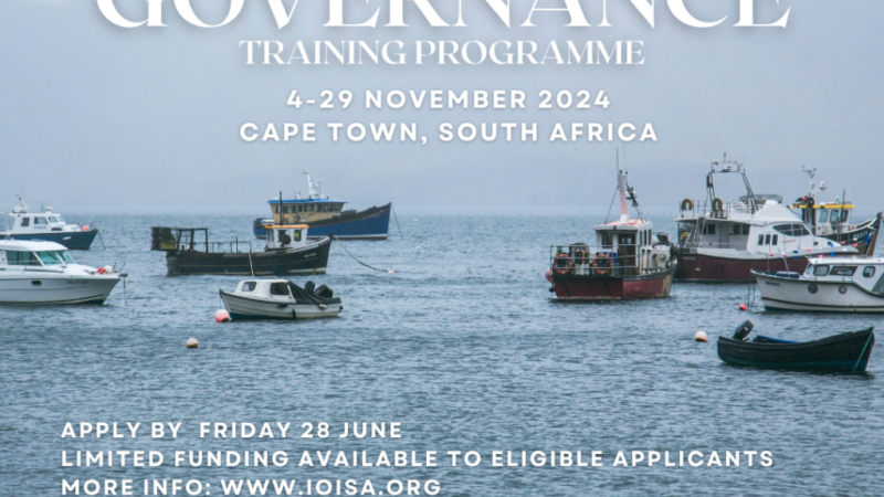 Call for applications: Ocean Governance Training Programme, 4th-29th November 2024 in South Africa