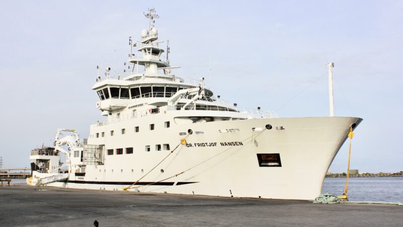 Research Vessel Dr. Fridtjof Nansen arrives in Ghana for World Oceans Day