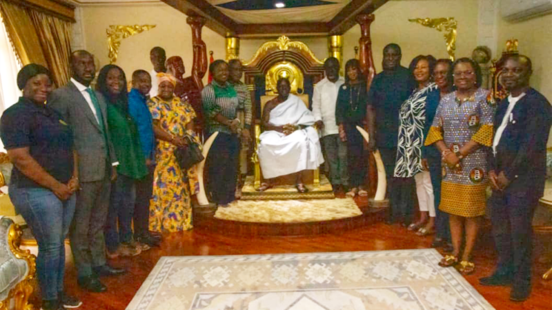 GHANA SHIPPERS’ AUTHORITY CALLS ON ASANTEHENE, OTUMFUO OSEI TUTU II