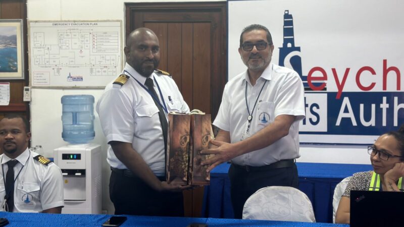 Captain Avantha Herath bids farewell to Port Victoria