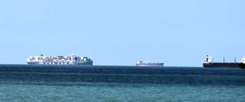 UPDATE: Windswept Malta-flagged cargo vessel, CMA CGM BELEM, safe in Algoa Bay, awaiting berthing at Ngqurha deep water port