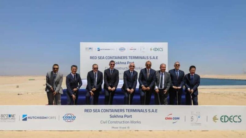 EDECS wins new containers terminal project at Ain Sokhna Port Contract with Red Sea Containers Terminals