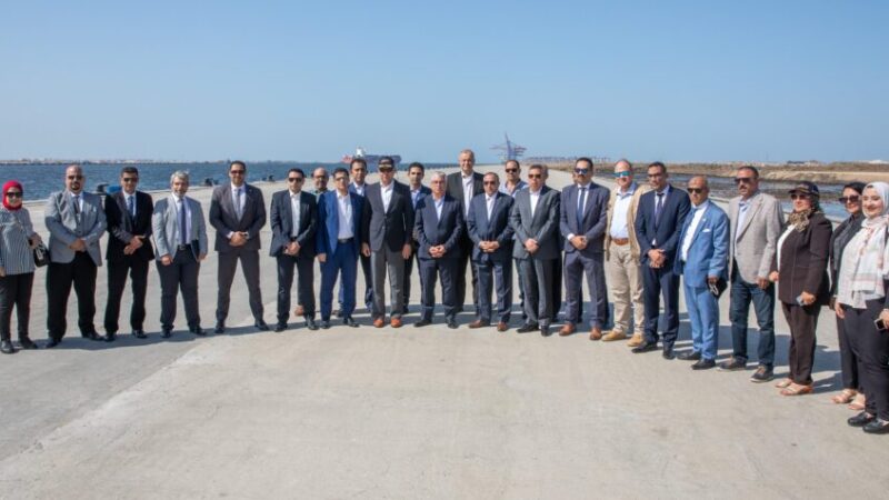 SCZONE’s chairman met officials of APMT and SCCT to discuss the construction of the Container Terminal (2) at East Port-Said Port