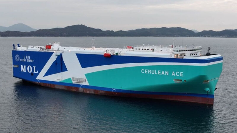 ClassNK awards first-ever notation for safe transportation of EVs to MOL’s car carrier ‘CERULEAN ACE’