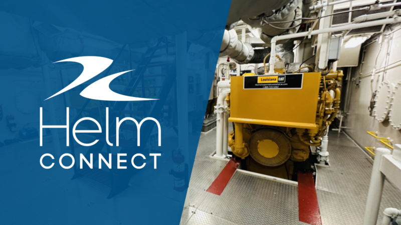 Caterpillar and Helm CONNECT collaboration optimizes workboat operations through advanced engine data integration