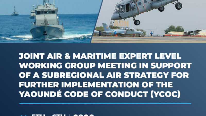 Gulf of Guinea Maritime Institute (GoGMI) is hosting an Air Force and Navy Working Group to support an Integrated Subregional Air Strategy to further Implement the YAOUNDÉ Code of Conduct (YCoC)