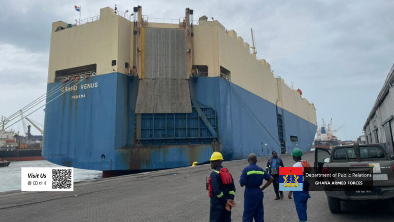 GHANA NAVY ARRESTS TEN NIGERIAN STOWAWAYS