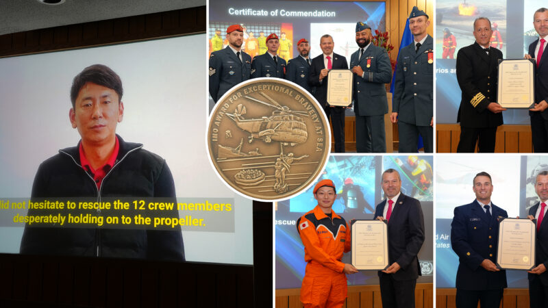 “A single lapse in vigilance can take a life”: IMO Bravery Award recipient
