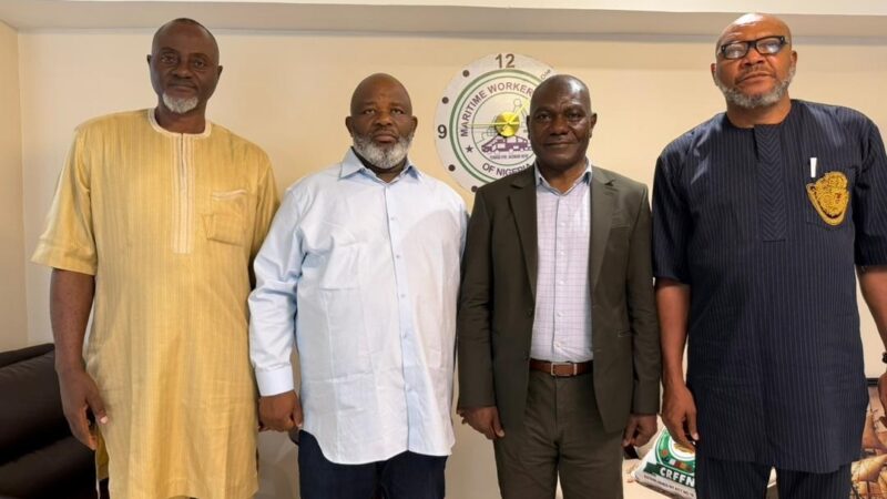 MWUN PG, COM. BUNU RECIEVES DR. AMOS, ILO REGIONAL ADVISOR