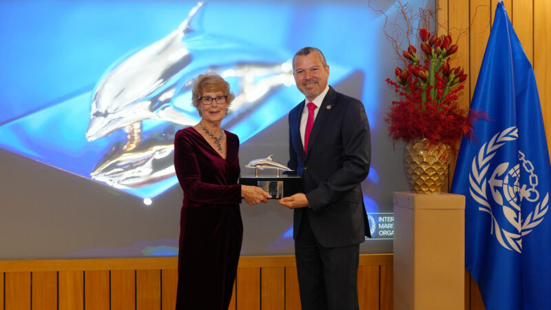 Dr. Rosalie Balkin receives IMO International Maritime Prize