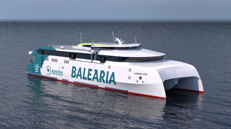 Rolls-Royce supplies mtu on-board power generators for Baleària’s electric ferries on the route between Europe and Africa