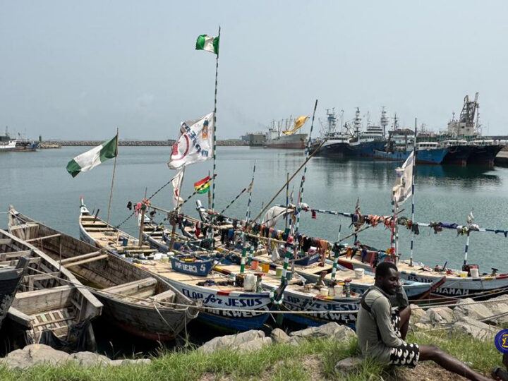 GHANA ARMED FORCES RESCUES STRANDED FISHERMEN AT SEA