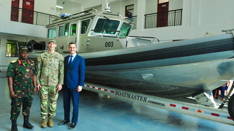United States and Tanzania Mark Milestone in Maritime Security Cooperation with Boat Facility Handover