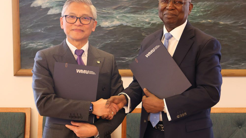 WMU Signs MoU with NIMASA to Strengthen Maritime Capacity Development