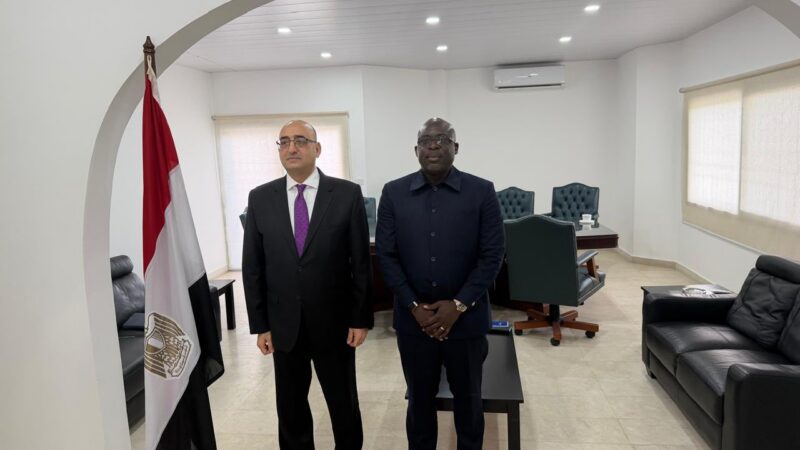 Liberia – Commissioner Lighe, Sr. Engages Egyptian Ambassador to Advance Strategic Maritime Partnership