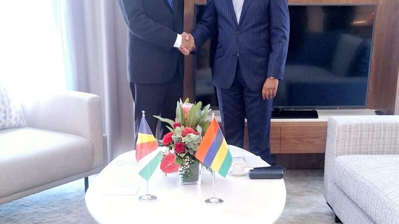 9th Indian Ocean Conference – Minister Barry Faure conducts bilateral meetings on the margins of the Indian Ocean Conference