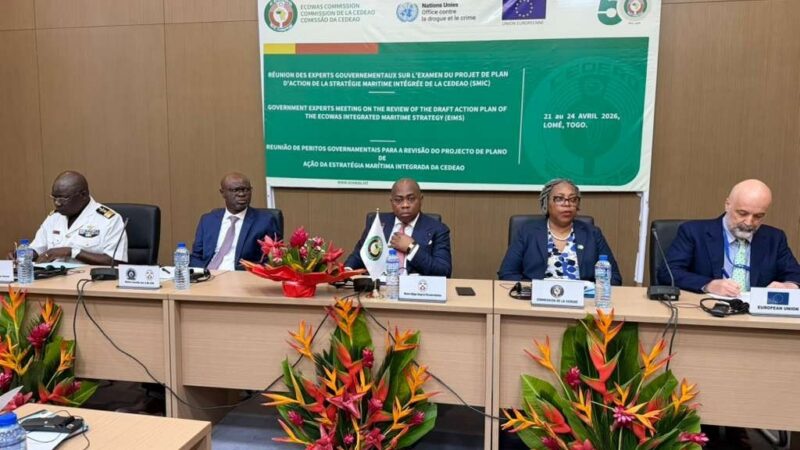 ECOWAS GOVERNMENT EXPERTS CONCLUDE MEETING IN LOMÉ TO REVIEW INTEGRATED MARITIME STRATEGY ACTION PLAN