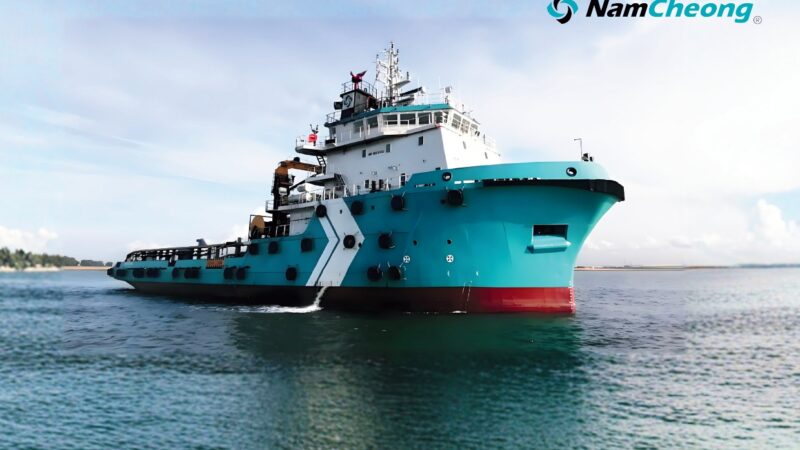 Nam Cheong sells first newbuild vessel in over a decade alongside one (1) 120T AHTS for US$36.7 million