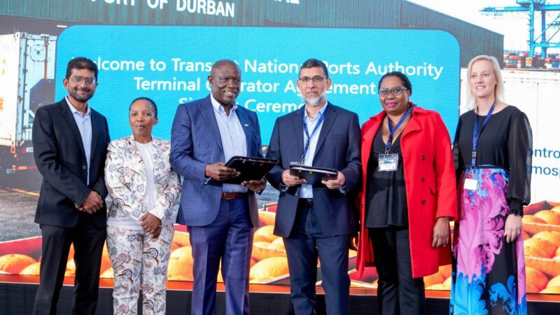 SOUTH AFRICA : TNPA CEMENTS 20-YEAR FRESH PRODUCE TERMINAL DEAL TO STRENGTHEN SOUTH AFRICA’S CITRUS EXPORTS