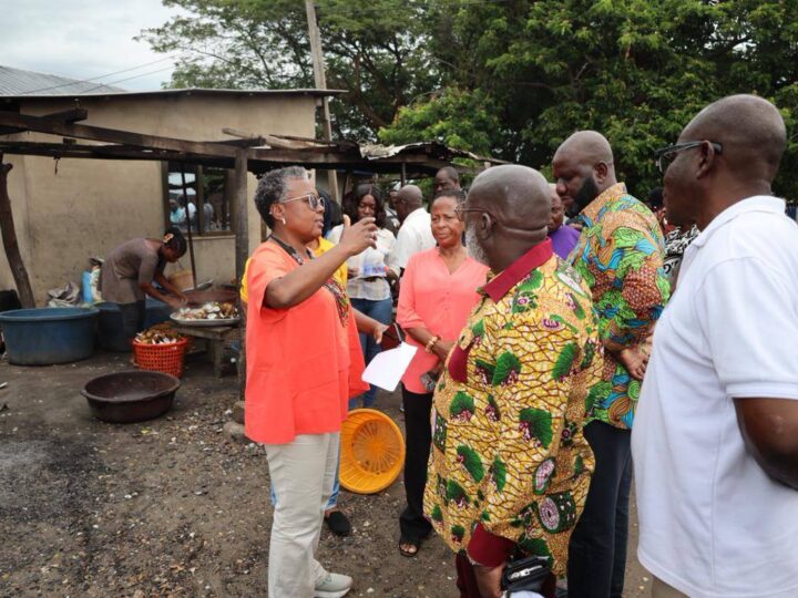 GHANA – MINISTER EMELIA ARTHUR FLAGS “FIX-IT-OR-REPLACE-IT” AGENDA AS INLAND FISHERIES TOUR BEGINS IN ADA﻿