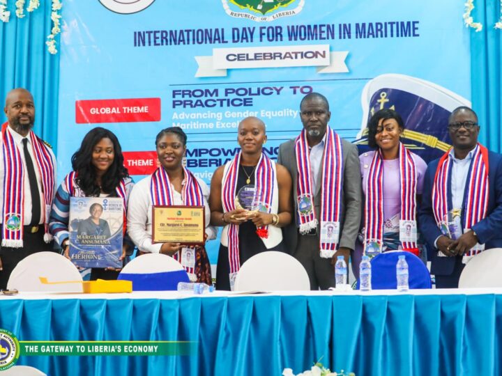 Hon Sekou A. M. Dukuly bags another award from the Women in Maritime for West and Central Africa, as Liberia’s ports infrastructure improve