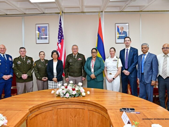 Mauritius strengthens security cooperation with the United States