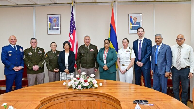 Mauritius strengthens security cooperation with the United States