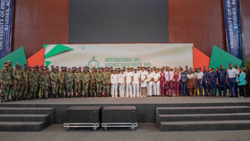 GHANA NAVY PARTICIPATES IN NACOC COMMEMORATION OF INTERNATIONAL DAY AGAINST DRUG ABUSE AND ILLICIT TRAFFICKING