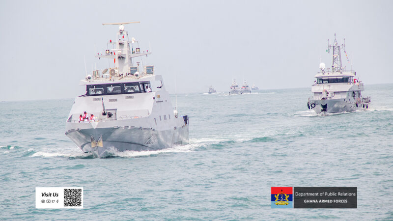 GHANA NAVY SHIP PRU PARTICIPATES IN IMEX AND FLEET REVIEW IN LAGOS