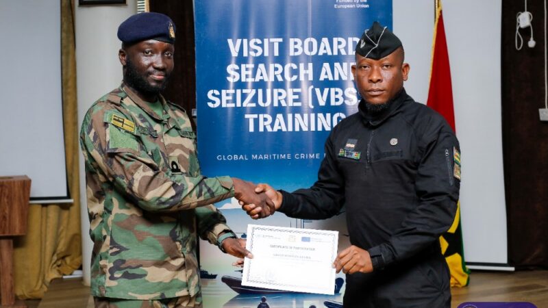 GHANA –  SMOPS CLOSES UNODC VBSS ADVANCE COURSE 26