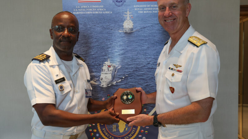 U.S., Cabo Verde Leaders Discuss Maritime Governance at African Maritime Forces Summit