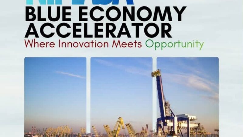 NIGERIA – NIMASA’s BLUE ECONOMY ACCELERATOR PROGRAMME TO DRIVE INNOVATION AND YOUTH PARTICIPATION