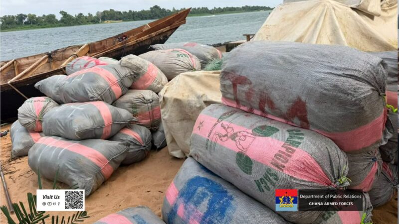 GHANA NAVY INTERCEPTS 59 SACKS OF MARIJUANA