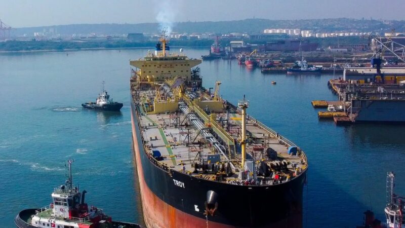 SOUTH AFRICA – HISTORIC DURBAN DRY DOCK WELCOMES 228-METRE TANKER FOR MAJOR MAINTENANCE PROJECT