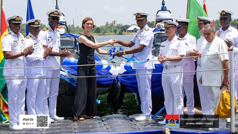 EU HANDS OVER BOATS TO GHANA NAVY