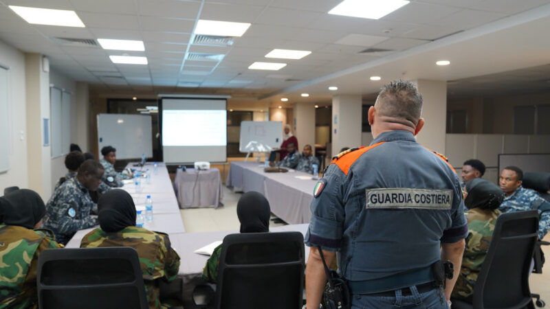 Somali Coast Guard and Navy Officers Complete EUCAP Somalia Maritime Crimes Course
