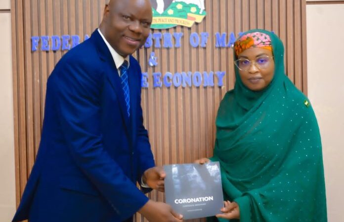 Nigeria – PS FMMBE Welcomes Strategic Financing Partnerships With Coronation Group To Accelerate Marine And Blue Economy Development