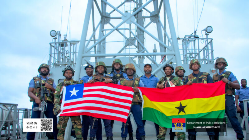 GHANA NAVY SHIP (GNS) ACHIMOTA COMPLETES REGIONAL MARITIME SECURITY OPERATION IN LIBERIA