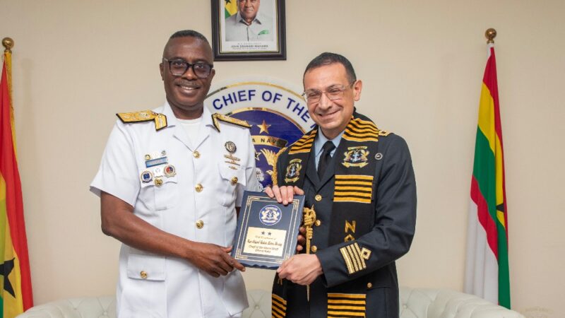 GHANA NAVY AND ITALY DEEPEN DEFENCE COOPERATION