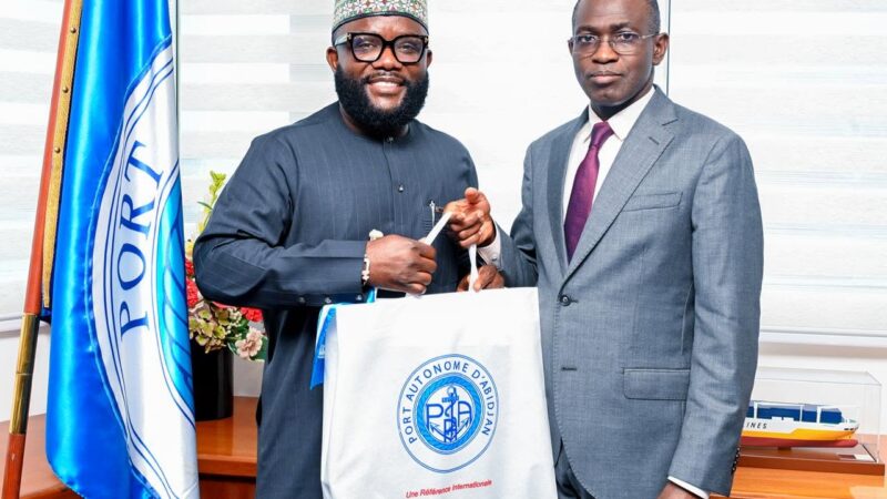 Liberia’s NPA Boss Pays a Courtesy Call on Port of Abidjan DG, Calls for Deeper Regional Collaboration