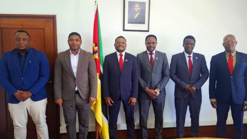 COURTESY CALL BY THE SECRETARY GENERAL OF MOESNA ON THE SECRETARY OF STATE FOR TRANSPORT OF THE REPUBLIC OF MOZAMBIQUE