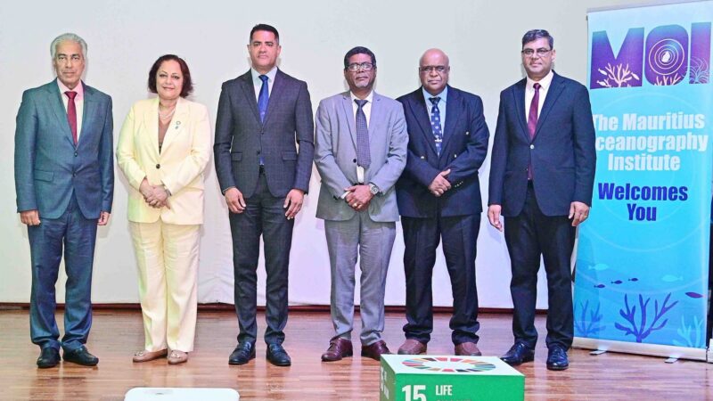 Mauritius – Marine Invasive Alien Species Awareness Corner inaugurated at RGSC