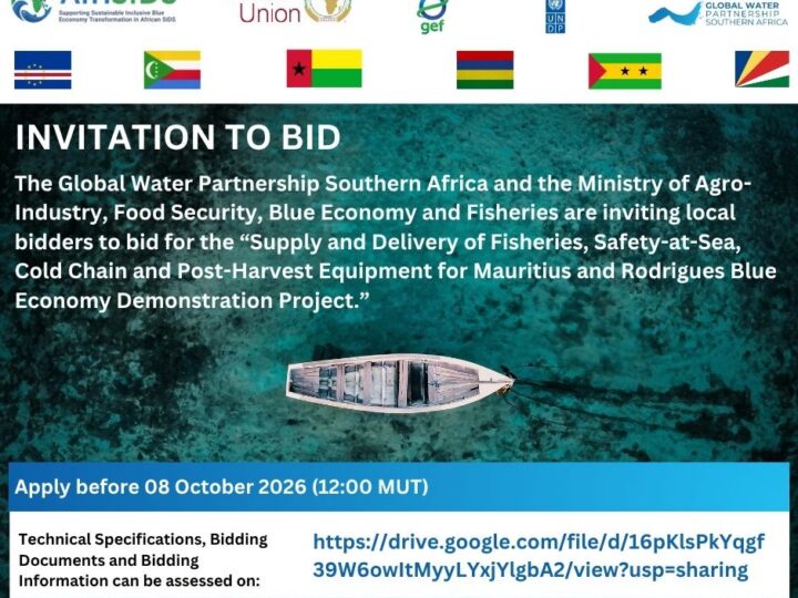 Invitation to Bid : Supply and Delivery of Fisheries, Safety-at-Sea, Cold Chain and Post-Harvest Equipment for the Mauritius and Rodrigues Blue Economy Demonstration Project