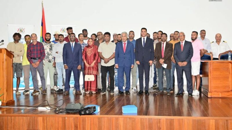 Mauritius : Official launch of Dual Skipper/Engineer Course for fishing vessels of less than 24 metres
