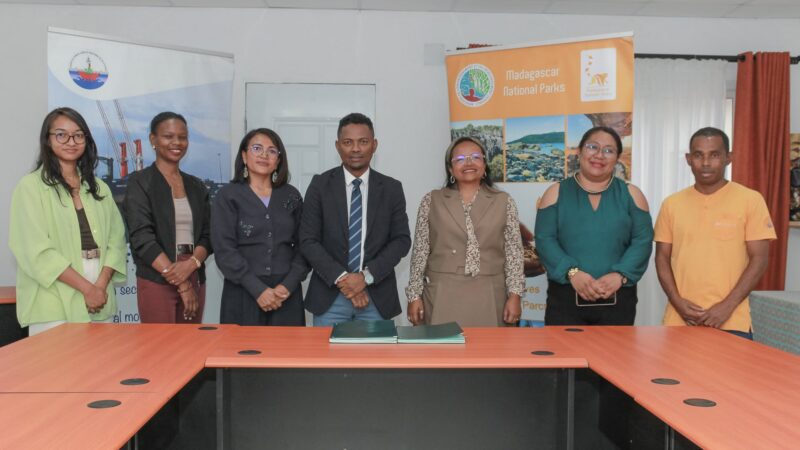 Signing of a Partnership Agreement between the Agence Portuaire, Maritime et Fluviale (APMF) and Madagascar National Parks (MNP): A Joint Commitment to Protect Madagascar’s Marine Protected Areas
