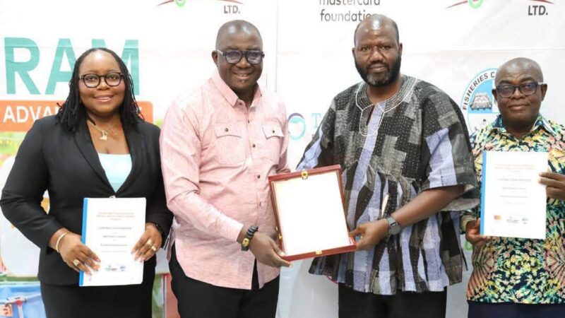 Ghana : Fisheries Commission Signs Partnership Agreement with Agri-Impact Ltd and Mastercard Foundation to Advance Women’s Participation in Aquaculture