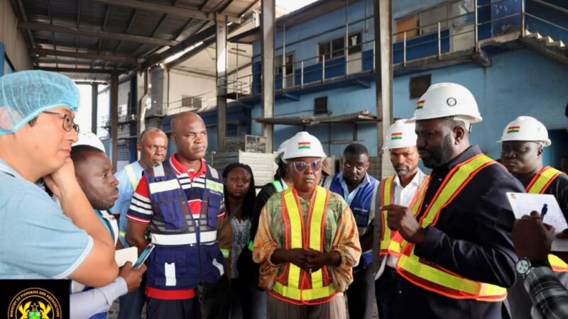 Ghana : Fisheries Minister Inspects Fish Weighing Systems at Tema Fishing Harbour to Strengthen Transparency and Compliance