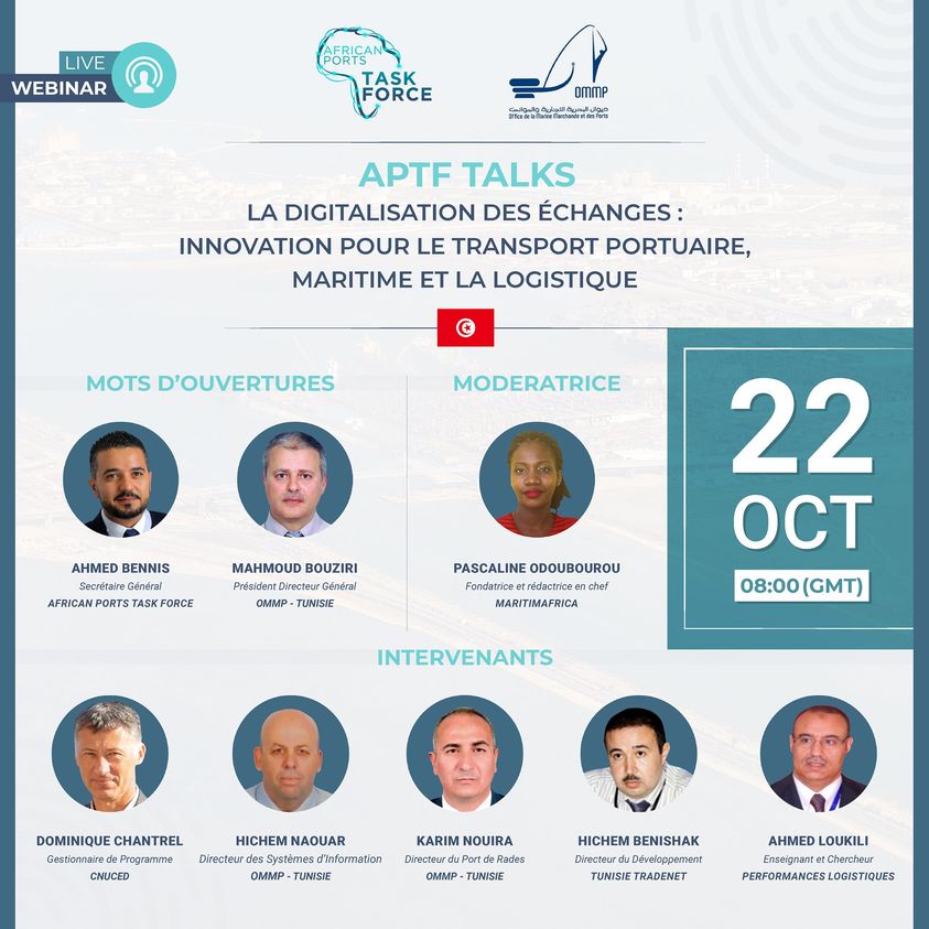 APTF Talks : La Digitalisation des Echanges : Innovation pour le Transport Portuaire, Maritime et La Logistique